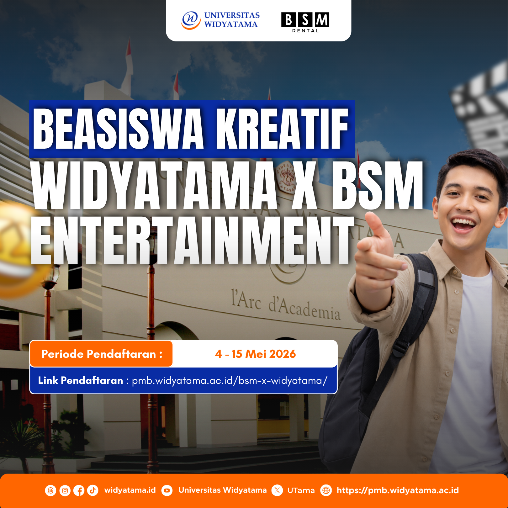 Brosur Beasiswa Widyatama × BSM